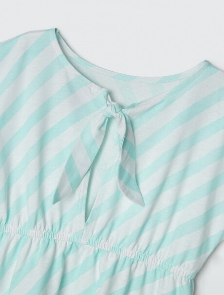 VESTIDO CORTO INFANTIL ESTAMPADO VESTIDO INFANTIL CON RAYAS