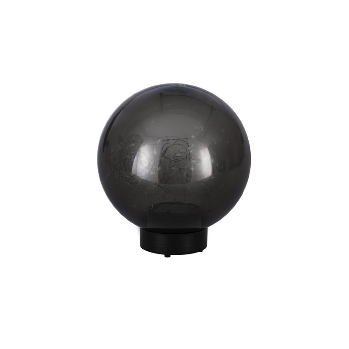 Globo solar LED negro transp. Ø20cm 1,8W Z-SOLAR - EG3838 