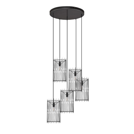 COLGANTE ESSEN X5 Luminaria Colgante Essen x5 Negra