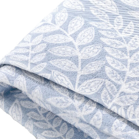 Toalla Baño Estampada Prisma 100% Algodón 70x140 cm Hojas