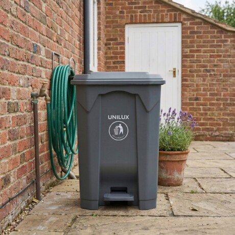 CONTENEDOR DE BASURA 80 LITROS Contenedor de Basura 80 Litros Gris