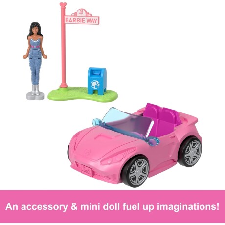 Set Barbie Mini Barbieland Vehículos Auto Color Change 001