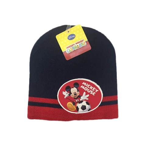 Gorro Tejido con Parche Mickey