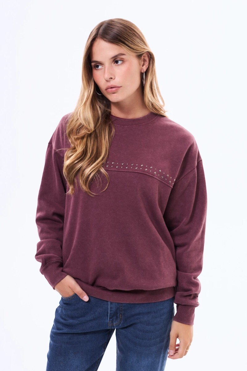 Buzo de felpa Trancoso Bordeaux