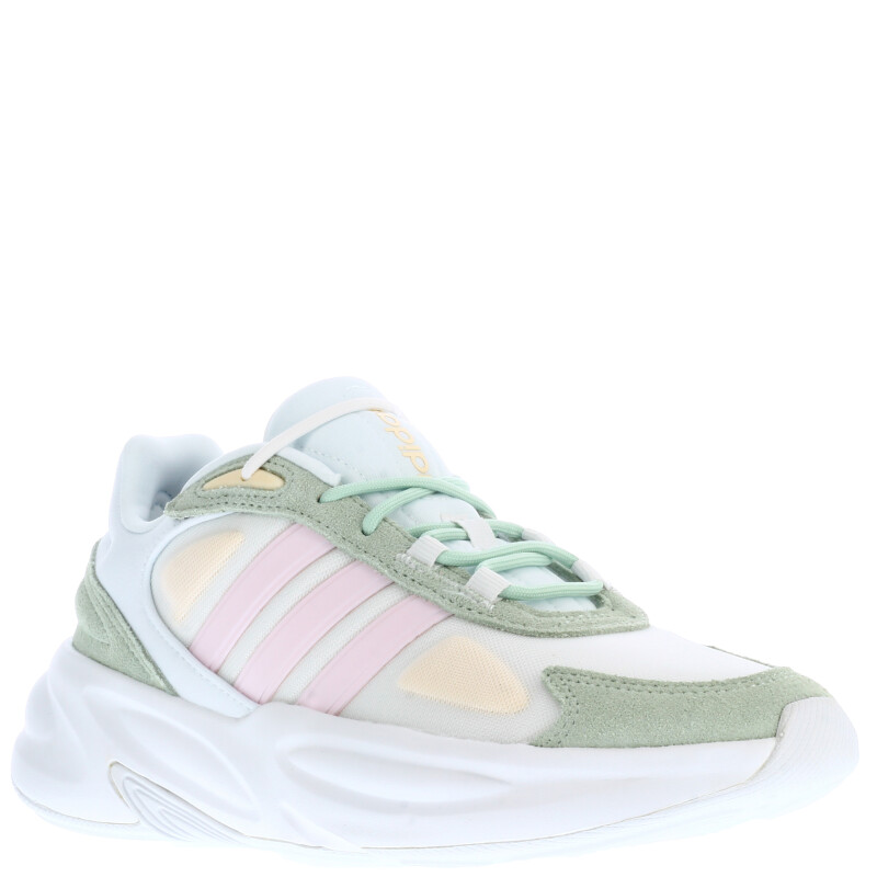 Championes de Mujer Adidas Ozelle Cloudfoam Wns Blanco - Verde - Rosa