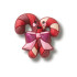 Jibbitz Cute Candy Cane Friends Multicolor