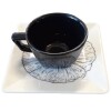 Taza con platito 75ml. Taza con platito 75ml.
