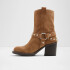 ALBAI LIGHT BROWN SUEDE LEATHER LIGHT BROWN