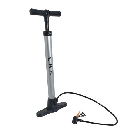 Inflador Manual Grande Bici Pelota Inflables con Picos Gris