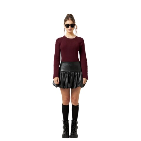 FALDA JEANY XS-L NEGRO