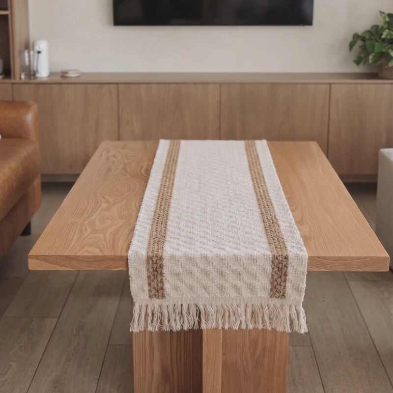 Sendero caminero de mesa tejido Ibiza 30x150cm Sendero caminero de mesa tejido Ibiza 30x150cm