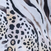 Blusa Flores Escote V MULTI/NEGRO