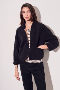 Campera Reversible Negro