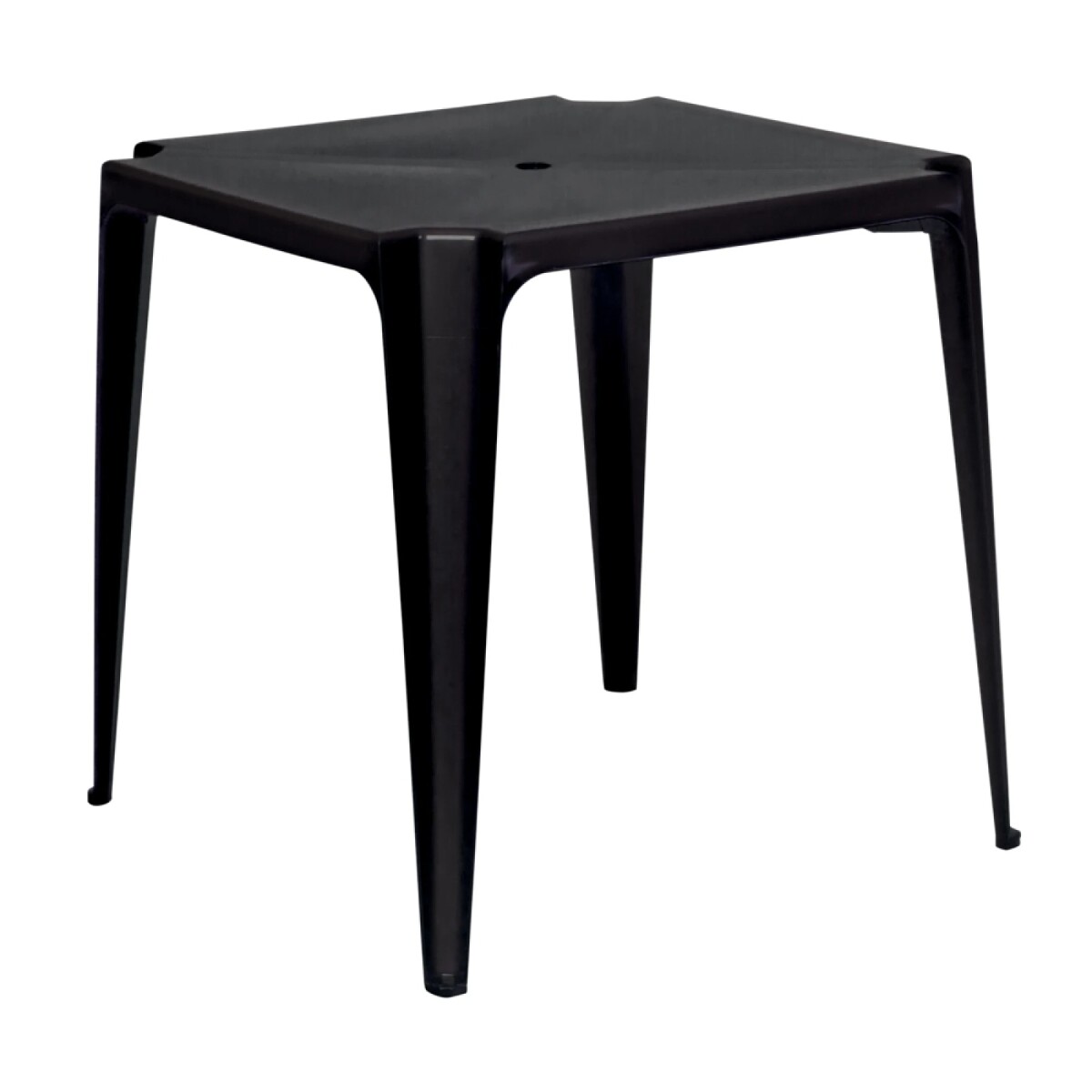 MESA CUADRADA BELA VISTA 70X70X70.5 NEGRA - NEGRO 