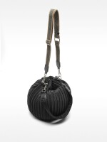Bolso Bucket Plisado negro