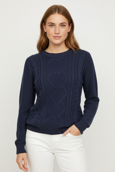 Sweater Aspasia Azul Marino