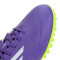 Championes de Niños Adidas Futbol 5 III TF Púrpura - Blanco - Amarillo Limon