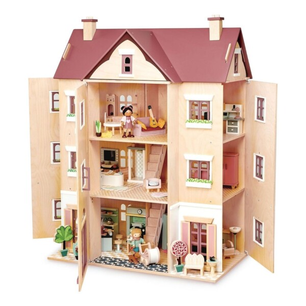 Juguete Casa Salon Fantail Tender Leaf Infantil Madera Niño Juguete Casa Salon Fantail Tender Leaf Infantil Madera Niño
