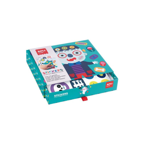 Juego APLI stickers box Geomets Única