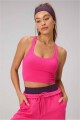 Top Seamless Built-In Bra Mujer Pink Crush