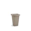 MACETA PIRAMIDAL 13 LITROS BEIGE