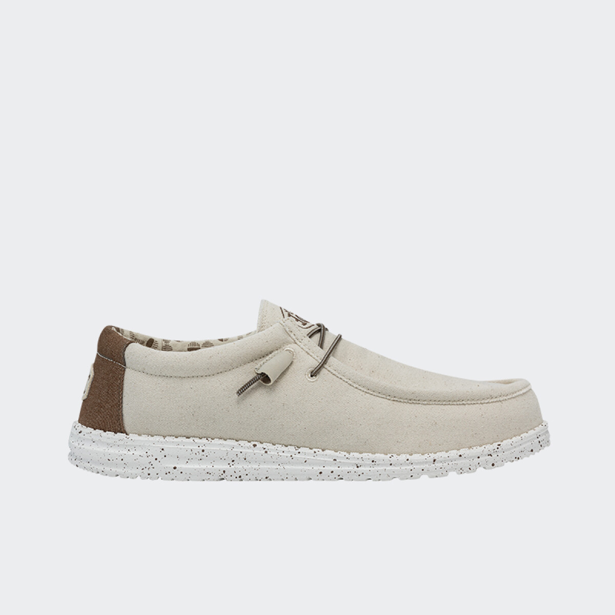 Calzado Hey Dude Wally Stretch Canvas - Beige 