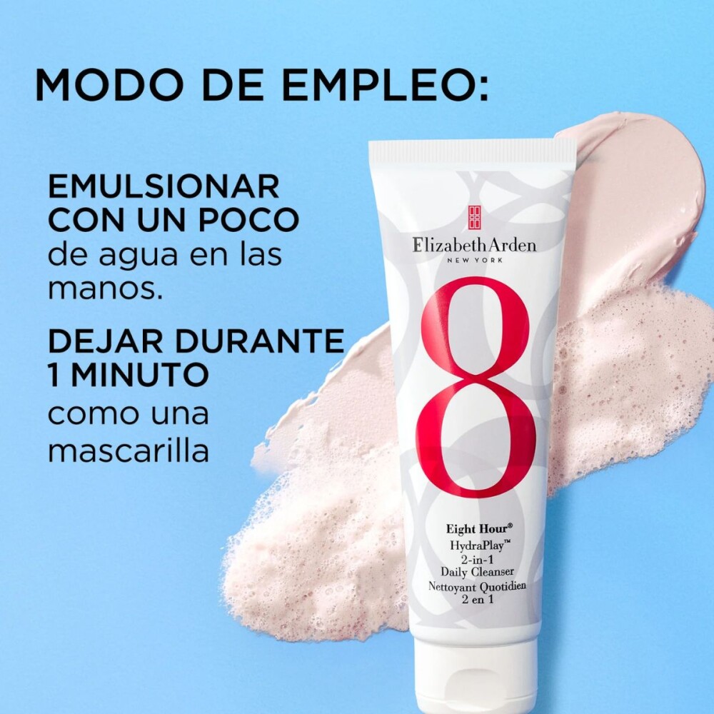 Elizabeth Arden Eight Hour® Hydraplay™ Mousse de Limpieza y Mascarilla 125ml Elizabeth Arden Eight Hour® Hydraplay™ Mousse de Limpieza y Mascarilla 125ml
