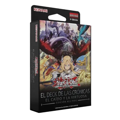 Yu-Gi-Oh! El Deck de Las Crónicas - El Caído y La Virtuosa All-Foil Yu-Gi-Oh! El Deck de Las Crónicas - El Caído y La Virtuosa All-Foil