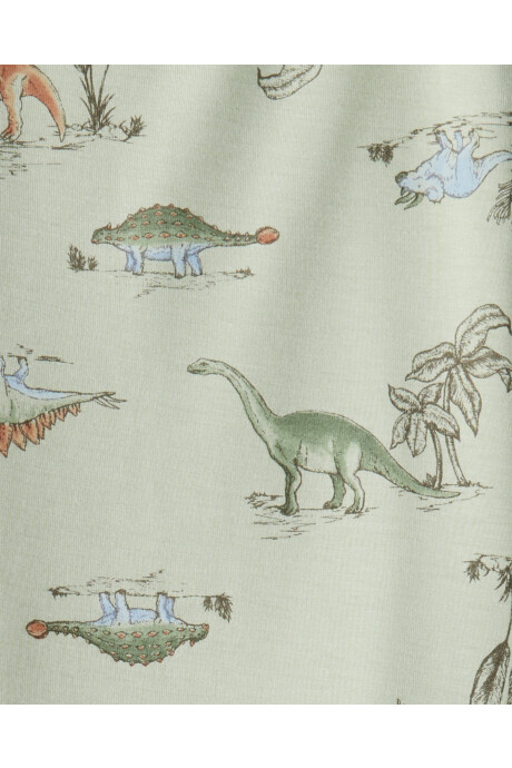 Pijama dos piezas de viscosa Ecovero, diseño dinos, línea Purelysoft Sin color