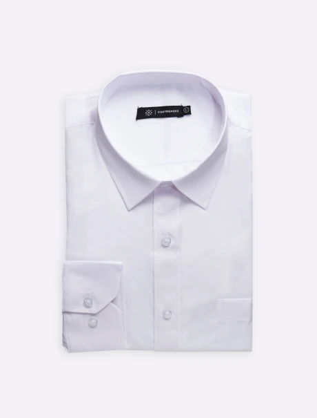 Camisa lisa blanco