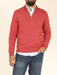 470996 SWEATER MEDIO CIERRE HARRINGTON LABEL Coral