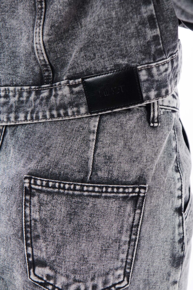 FALDA JEAN LILIANA GRIS