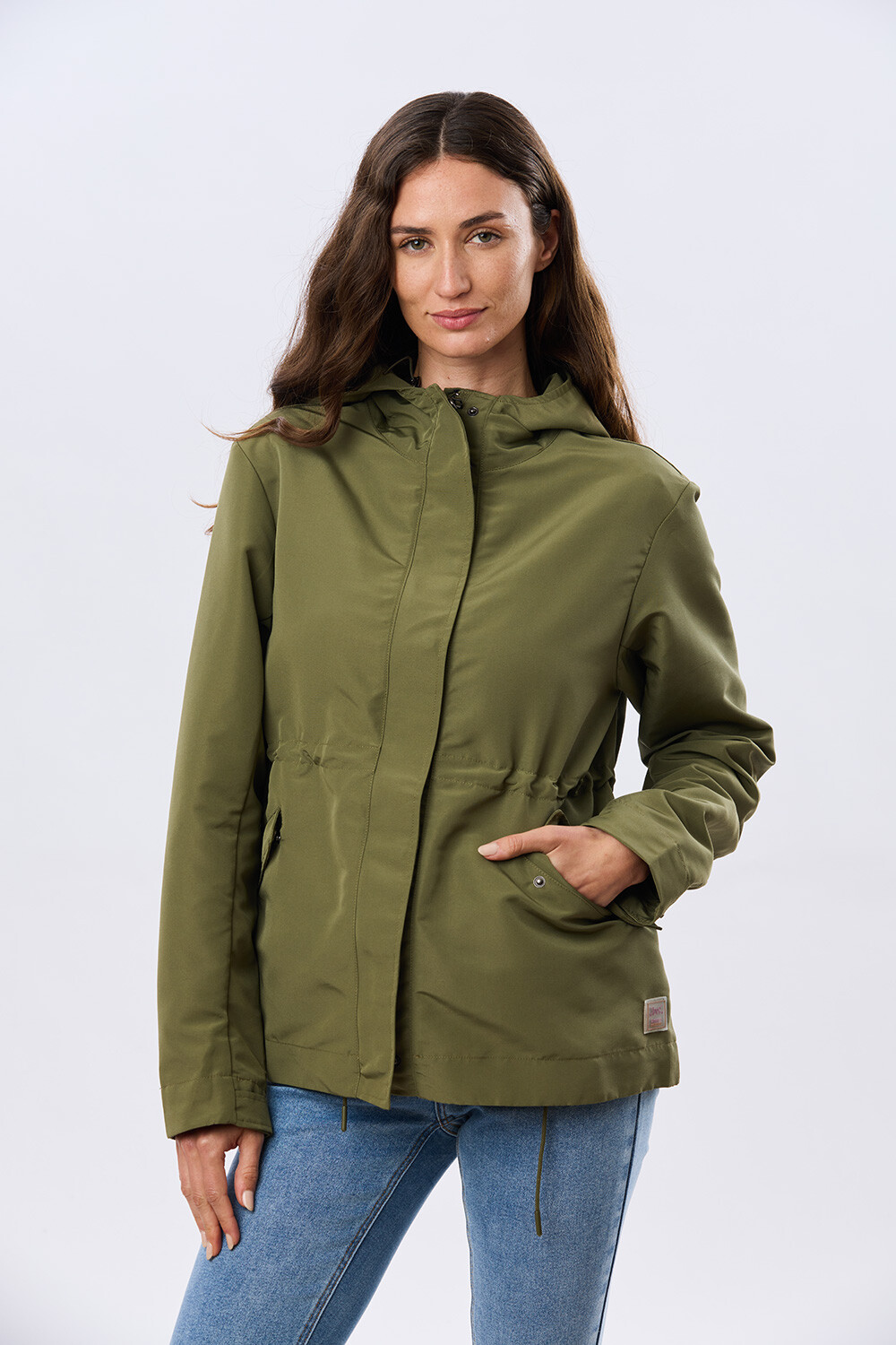 CAMPERA CON CAPUCHA Verde