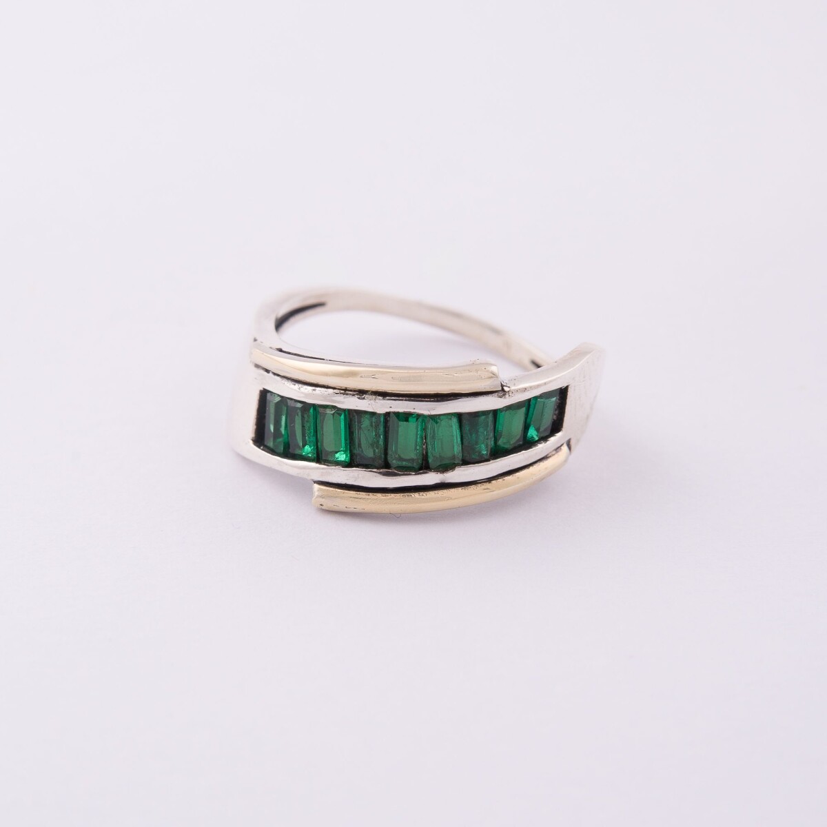 Anillo Sidney Green - Plata y Oro 