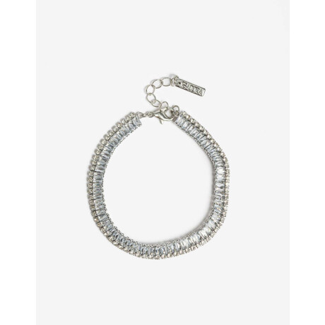 Collar Corto Layer Strass Cristal