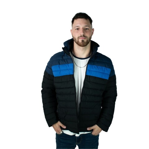 CAMPERA XS-XL BLACK/BLUE