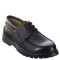 Zapatos Infantiles Branch leñador TAP escolar de cuero Negro