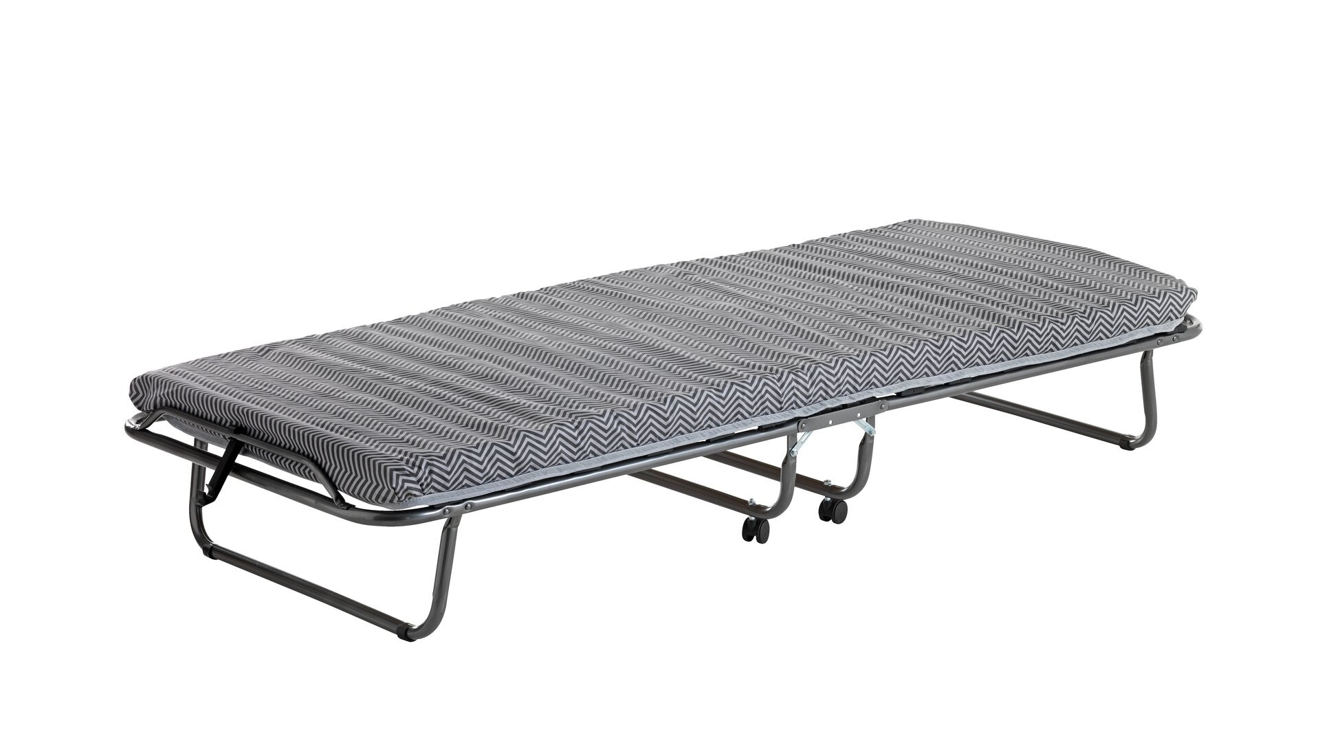 Cama plegable BAJLUM 80x190 gris 