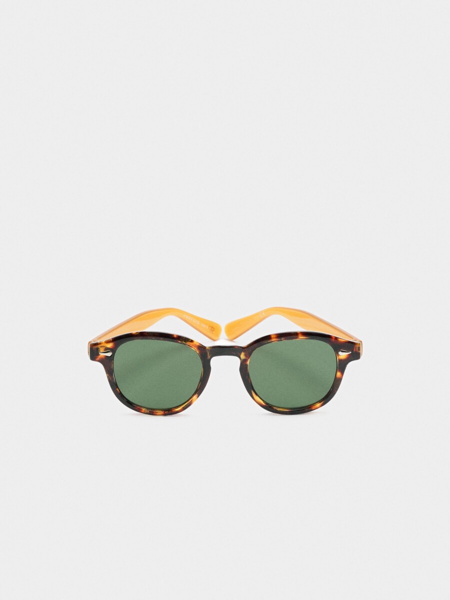 Gafas De Sol Redondas marron