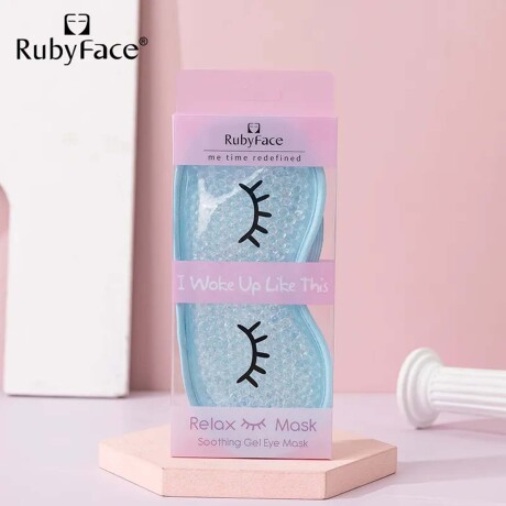 Set de Limpieza y Cuidado Facial + Antifaz de Gel Relajante Celeste