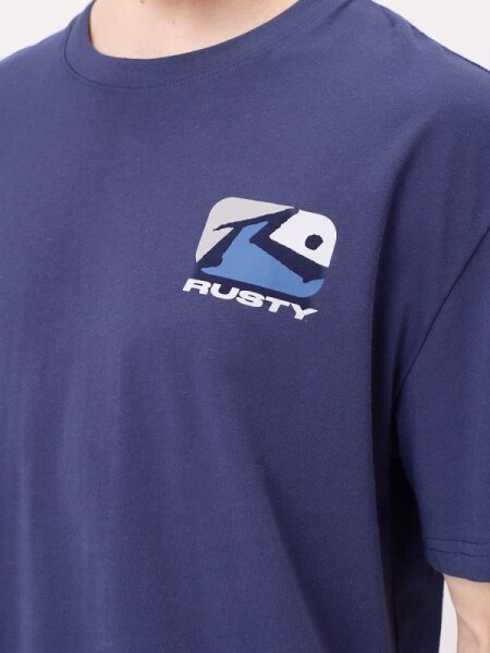 T-SHIRT RUSTY KOMMA AZUL