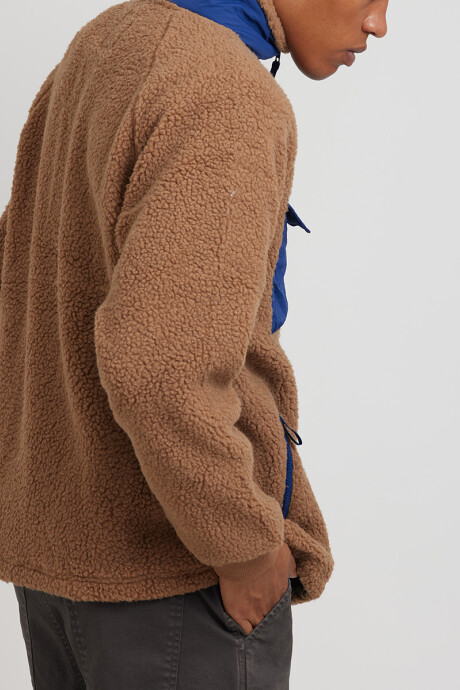 CAMPERA KEIRAN ( SHERPA ) DIXIE MarrÓn