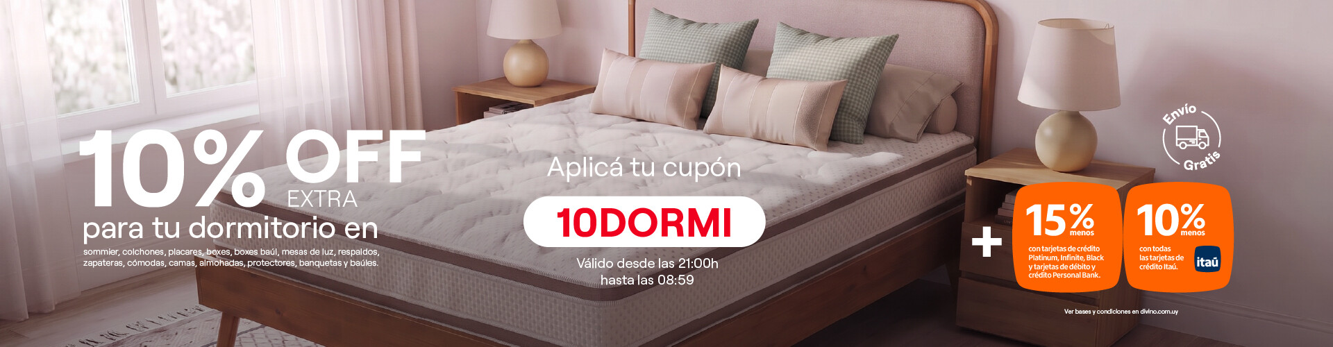 CUPON DORMI VIERNES