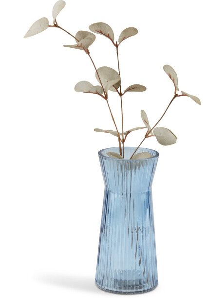 Jarrón HILBERT Ø8xA16cm azul Jarrón HILBERT Ø8xA16cm azul