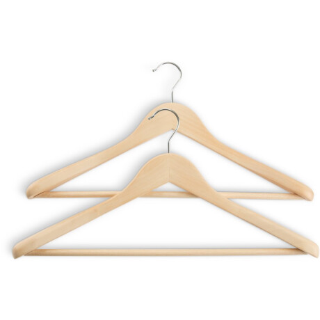 Perchas SIGFRID 45cm 2 unidades Beige
