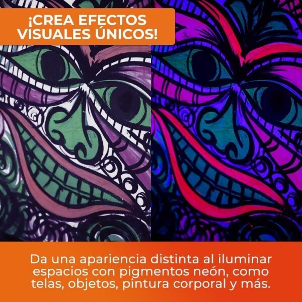 Lámpara De Tubo Luz Negra Fiesta Salón Vidriera Ultravioleta Lámpara De Tubo Luz Negra Fiesta Salón Vidriera Ultravioleta