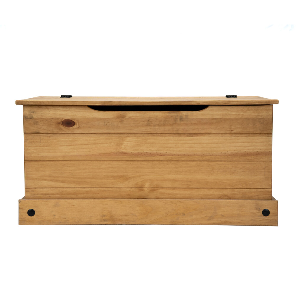 Baul - Pie De Cama - Living - Linea Mexicana Madera Maciza Natural