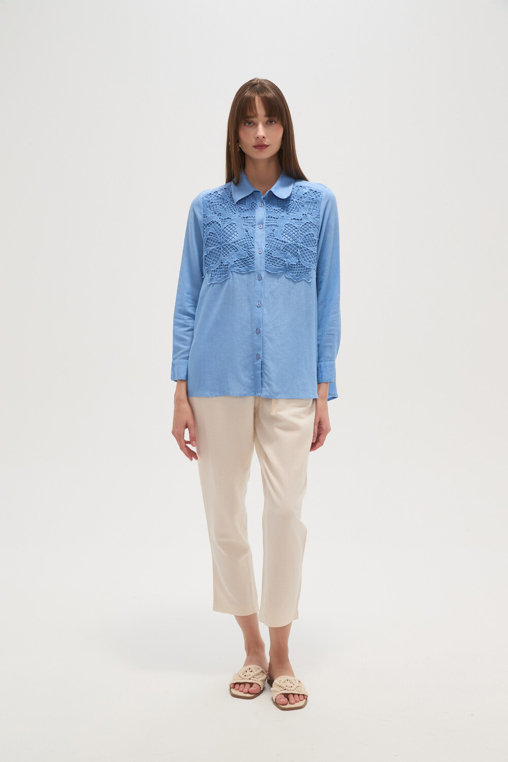 Camisa Jayas Azul Grisaceo