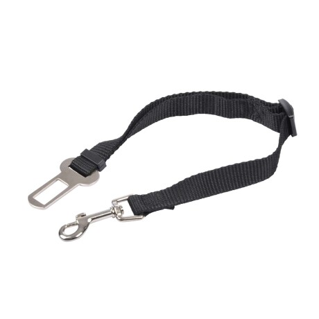 CINTURÓN DE SEGURIDAD NEGRO NYLON MASCOTAS 6ANI767