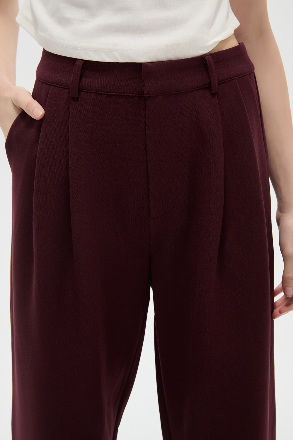 Pantalon Delune Cereza Oscuro